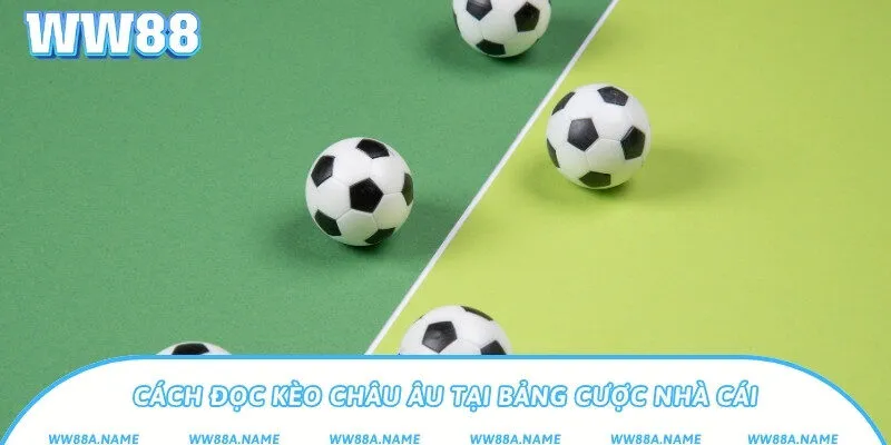 Cách đọc kèo châu Âu tại bảng cược nhà cái