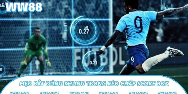 Mẹo bắt đúng khung trong kèo chấp score box